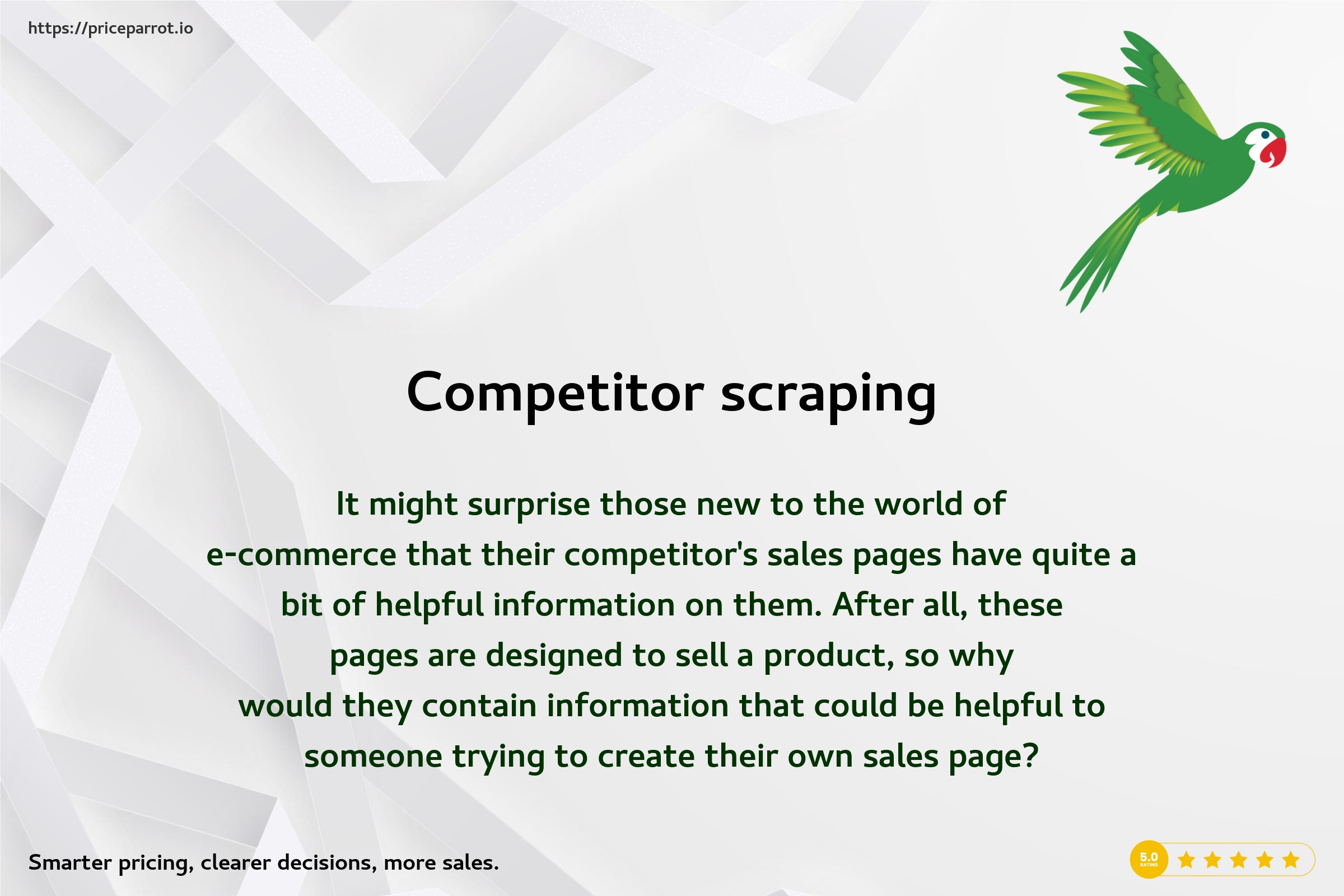 Competitor scraping