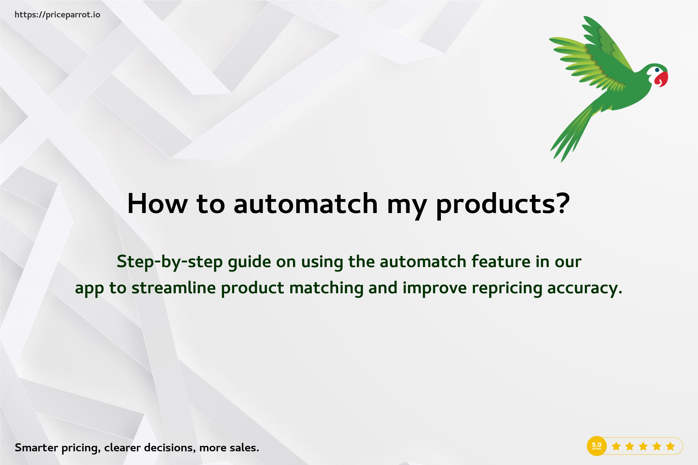How to automatch my products?